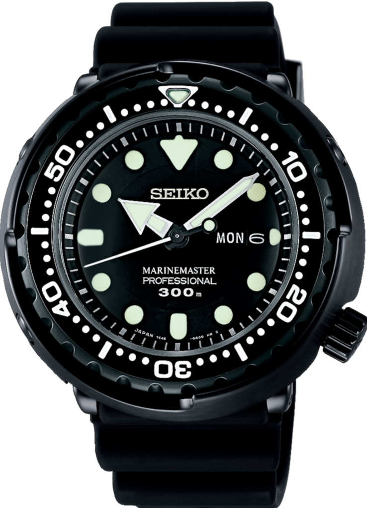 Seiko Prospex Marinemaster Professional 300M Black Tuna SBBN035 www.watchoutz.com