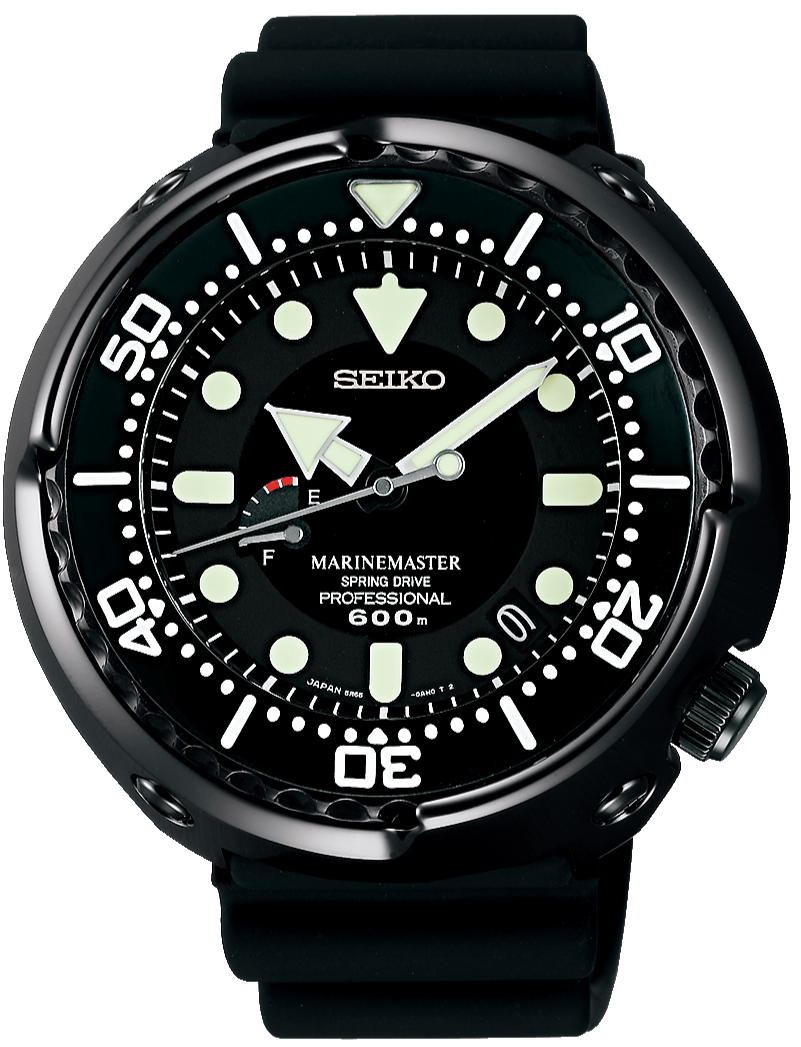 Seiko Prospex Marine Master Spring Drive Professional 600M Diver Darth Tuna Can SBDB013 www.watchoutz.com