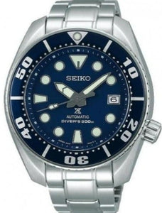 Seiko Prospex Blue Sumo Automatic 200M Scuba Diver SBDC033 www.watchoutz.com