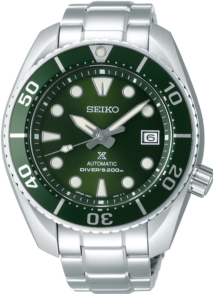 Seiko Prospex Automatic 200M Diver Green Sumo SPB103J1 SBDC081 www.watchoutz.com