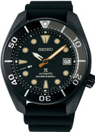 Seiko Prospex Mechanical Automatic 200M Diver The Black Series "Sumo" SPB125 SBDC095 front view. Available at WatchOutz.com.