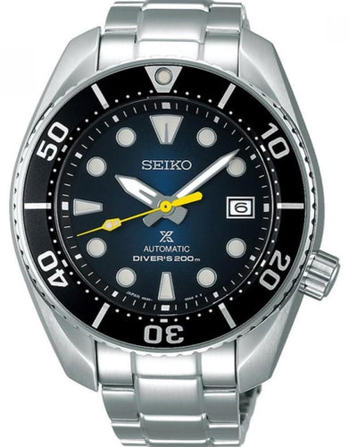 SEIKO PROSPEX AUTOMATIC DIVER'S 200M DEEP BLUE SUMO SBDC099 www.watchoutz.com