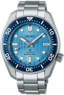 Front View of Seiko Prospex 2022 Save The Ocean Special Edition 1968 200M Diver Modern Re-interpretation Automatic 200M SPB299 SBDC167. Shop at Watchoutz.com.