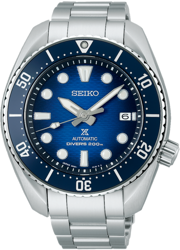 Seiko Prospex Blue Dial Automatic 200M Diver Scuba 4th Generation Sumo SPB321 (SBDC175) www.watchoutz.com