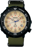 Seiko X Lowercase Prospex Fieldmaster Special Edition Solar Tuna JDM SBDJ029 - A rugged and reliable solar-powered watch with a stainless steel and polymer case, 200m water resistance, and a nylon band. This special edition watch is a collaboration with Lowercase, a renowned design firm known for its innovative and minimalist aesthetics. Discover rare, high-quality timepieces at Watchoutz.com, with fast global shipping, exceptional customer service, buy new Genuine Japanese Watch from Watchoutzinternational