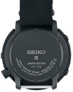 Seiko Prospex X ESTNATION Collaboration Fieldmaster Solar Limited Edition Tuna SBDJ041 - Exclusive JDM watch, limited to 300 pieces, featuring a durable stainless steel and polymer case, 200m water resistance, sleek black dial, and nylon band. Available at Watchoutz.com with fast global shipping, exceptional customer service, buy your genuine Japanese brand watches from Watchoutzinternational