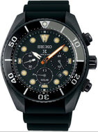 Front View: “Seiko Prospex SSC761 SBDL065 solar chronograph diver’s watch front view”. Shop Watchoutz.com