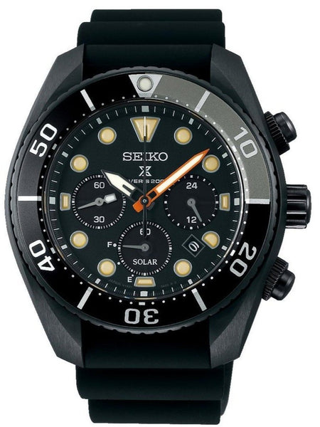 Seiko Prospex Solar Chronograph Diver Black Series Limited SBDL065