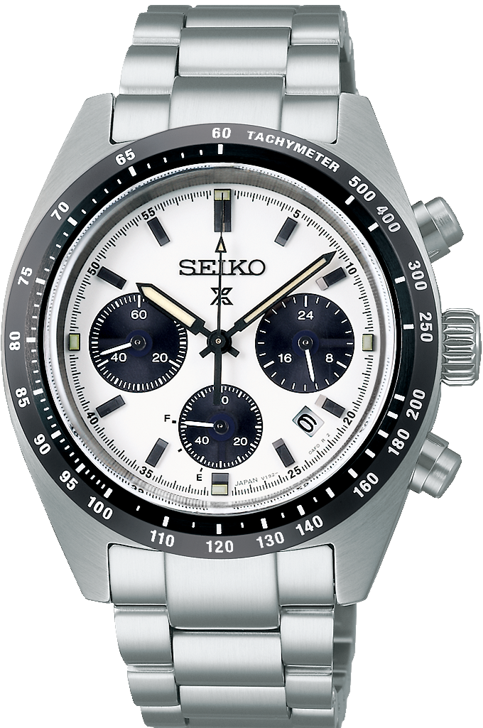 Seiko Prospex Speedtimer Solar Chronograph White Dial SBDL085 SSC813 SSC813P1 www.watchoutz.com