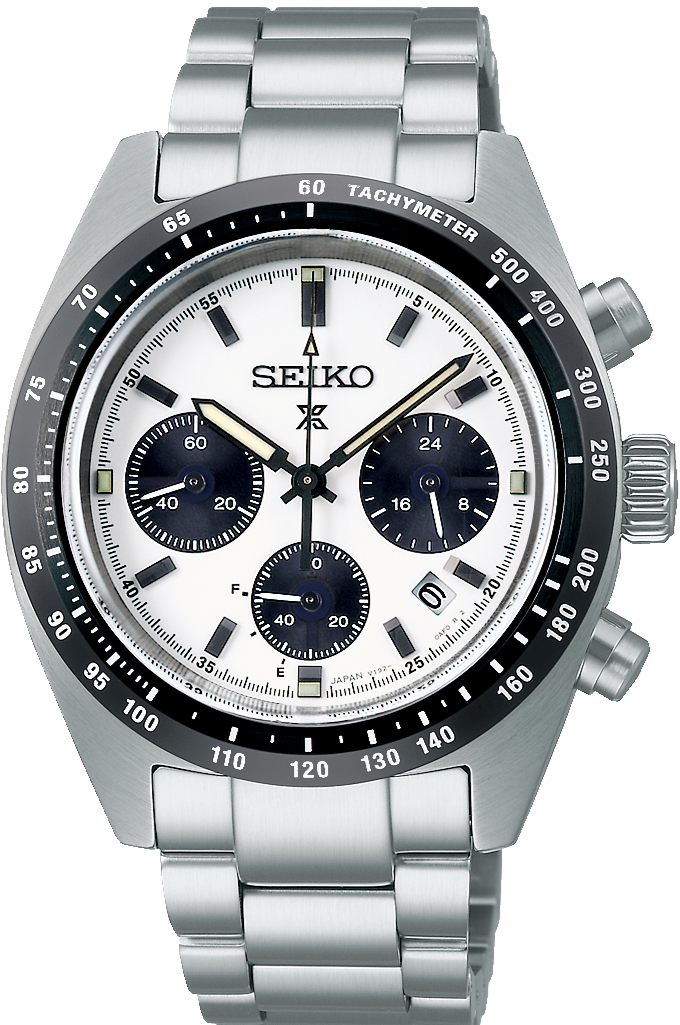 Seiko Prospex Speedtimer Solar Chronograph White Dial SBDL085 (SSC813) www.watchoutz.com