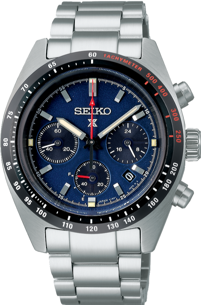 Seiko Prospex Speedtimer Solar Chronograph Blue Dial SSC815P1 (SBDL087) www.watchoutz.com