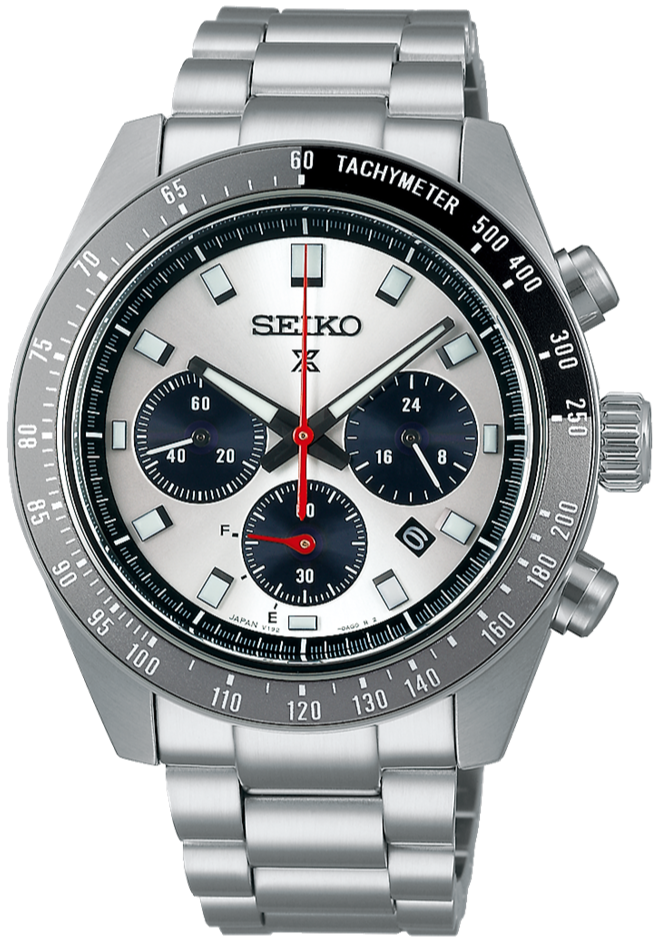 Seiko Prospex Speedtimer Solar Chronograph Grey Bezel Panda-Dial SBDL095 (SSC911) www.watchoutz.com