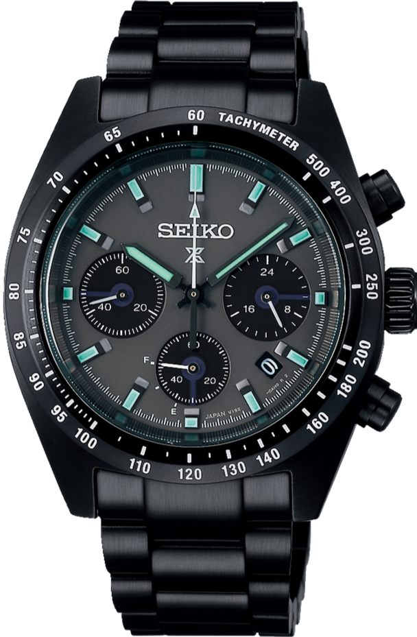 Seiko Prospex Speedtimer The Black Series Chronograph Solar SSC917P1 100m Men s Watch