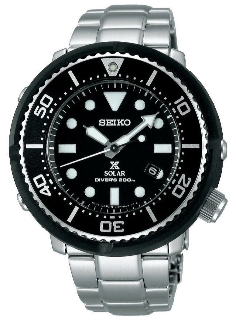 SEIKO PROSPEX X LOWERCASE 200M DIVER SOLAR TUNA SBDN021 www.watchoutz.com