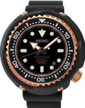 Seiko Prospex Marinemaster Automatic Professional 1000M Diver Rose Gold Tuna SBDX014. Available at Watchoutz.com, Hong Kong's top online watch retailer. Enjoy fast, secure international shipping and shop genuine Japanese watches with over 13 years of exceptional service. Visit Watchoutz International for your horology treasure hunt.