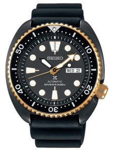 SEIKO PROSPEX TURTLE BLACK GOLD SBDY004 www.watchoutz.com