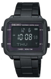 Seiko Spirit Smart Atomic Radio Wave Solar Digital SBFG003 www.watchoutz.com