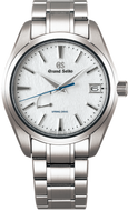 Grand Seiko Heritage Collection Spring Drive SBGA211 'Snow Flake.' 9R65, Stunning pure white dial inspired by Hotaka mountains. Enjoy fast, secure international shipping and shop authentic Japanese watches backed by over 13 years of reputation and service. Elevate your wrist game at WatchOutz.com.
