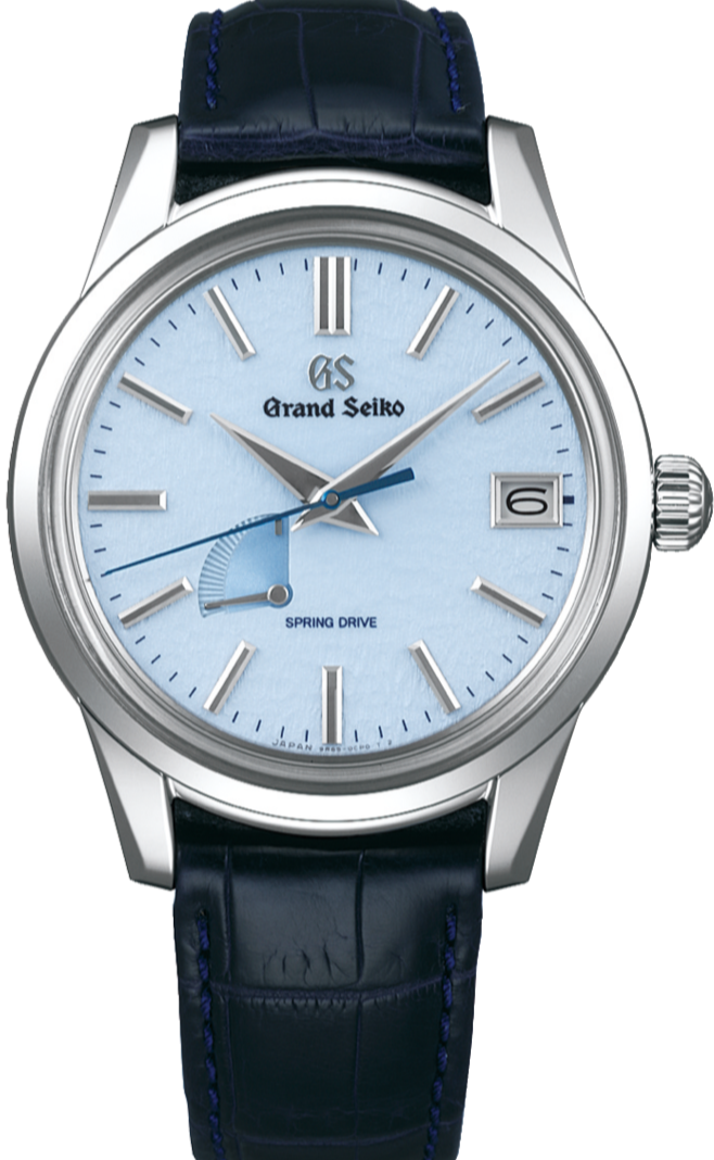 Grand Seiko Elegance Collection Spring Drive Snowflake Blue SBGA407G www.watchoutz.com