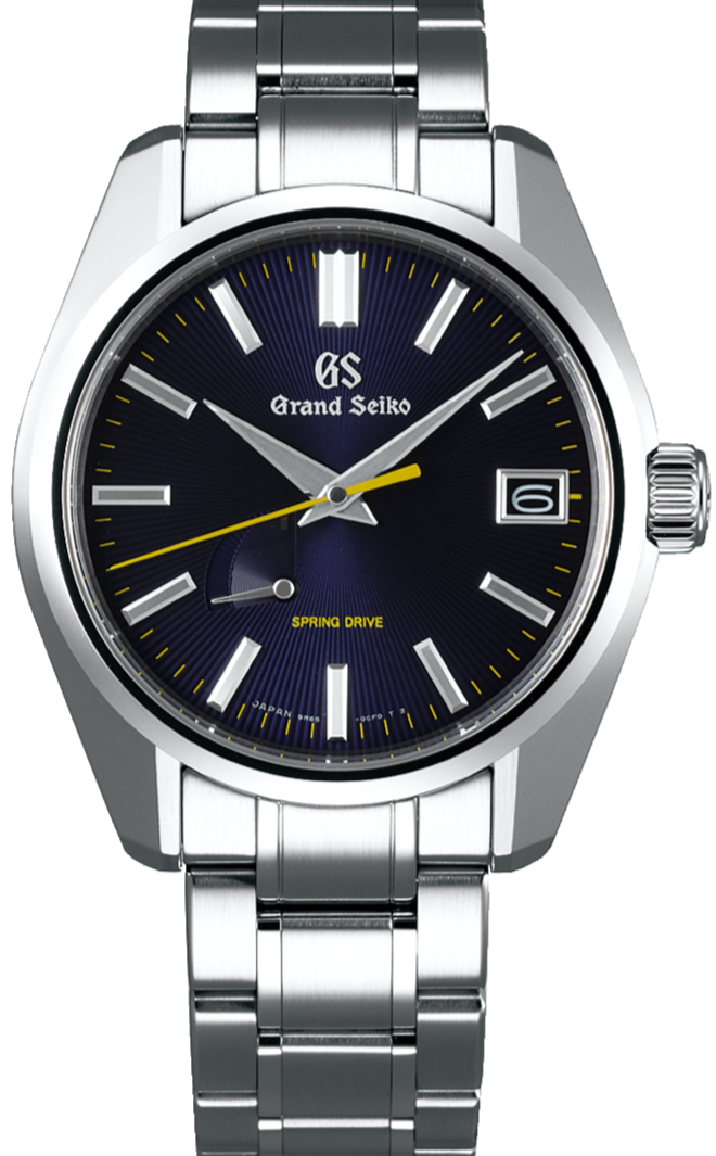 Grand Seiko, Isetan Shinjuku Store Watch Salon, Limited Edition, Automatic Spring Drive, Blue with Yellow Hands, SBGA419, Watchoutz.com, Rare Japanese Watch retailer, best deals, best online watch shop, fast shipping, genuine product, No Fake, Good feedback from customers, international shipping, Physical wtach retailer, buy with confidence, Brand New Watch, New with Original Packaging