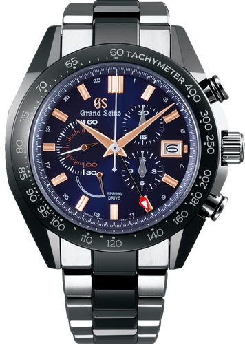 Grand Seiko Sports Collection Black Ceramic Spring Drive Limited Edition SBGC219 www.watchoutz.com