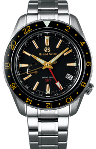 Grand Seiko Sport Collection Spring Drive GMT Black Gold SBGE215 www.watchoutz.com