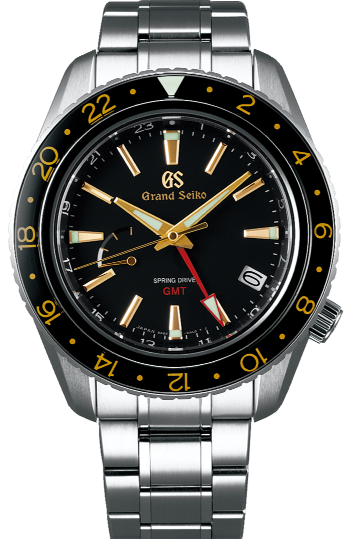 Grand Seiko Sport Collection Spring Drive GMT Black Gold SBGE215 www.watchoutz.com