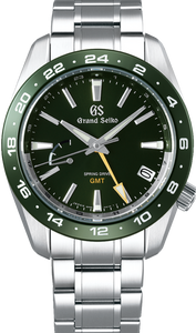 Grand Seiko Sport Collection Spring Drive GMT Green Dial SBGE257G www.watchoutz.com