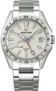 Grand Seiko Evolution 9 Collection 9R Spring Drive GMT Titanium SBGE285 www.watchoutz.com