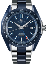 GRAND SEIKO Blue Ceramic Hi-Beat Automatic GMT 36000 Limited Edition SBGJ229 www.watchoutz.com