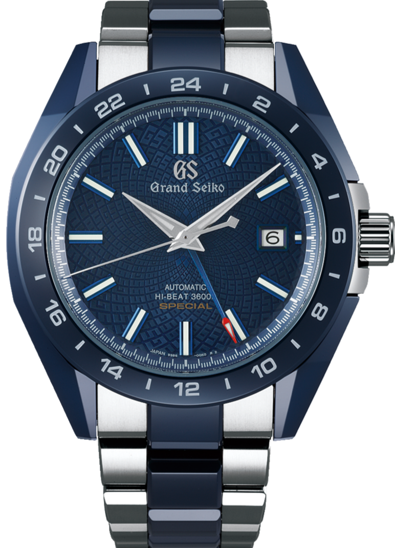 GRAND SEIKO Blue Ceramic Hi-Beat Automatic GMT 36000 Limited Edition SBGJ229 www.watchoutz.com