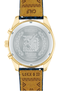 SEIKO X MONSTER HUNTER 15TH ANNIVERSARY SBPY156 BACK