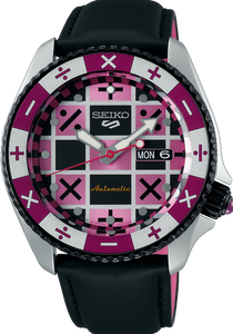 SEIKO 5 SPORTS X JOJO'S BIZARRE ADVENTURE LIMITED EDITION TRISH UNA SBSA033 www.watchoutz.com
