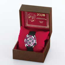 SEIKO 5 SPORTS X JOJO'S BIZARRE ADVENTURE LIMITED EDITION TRISH UNA SBSA033 box www.watchoutz.com