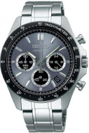 Seiko Spirit Quartz Chronograph Tachymeter, model SBTR027, featuring a sleek grey dial. JDM exclusive watch with precise chronograph function, tachymeter scale, and durable stainless steel case. Luminescent hands and markers for easy readability. Ideal for professional and casual wear. Available now at Watchoutz.com: fast shipping, exceptional customer service, seamless shopping experience, and a community of watch lovers. Buy new genuine Japanese watches from Watchoutzinternational. 