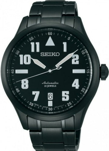 Seiko X Nano Universe JDM Automatic Black-Dial Limited Edition SCVE035 www.watchoutz.com