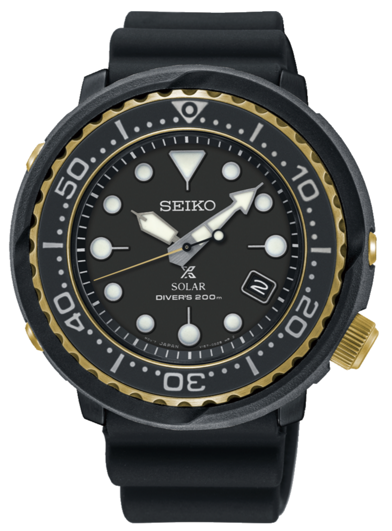 Seiko Prospex Golden Solar Tuna Diver 200M SNE498P1 www.watchoutz.com