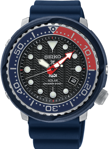 SEIKO PROSPEX SOLAR DIVERS PADI PEPSI TUNA SNE499P1 www.watchoutz.com