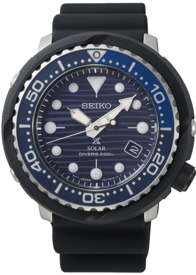 Seiko Prospex Solar 200M Diver Tuna Save the Ocean Special Edition SNE518 www.watchoutz.com