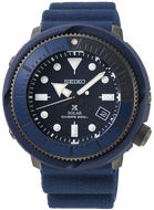 Seiko Prospex Street Series Solar Diver’s 200M Navy Blue Tuna SNE533 watch – authentic Japanese diver available at WatchOutz.com
