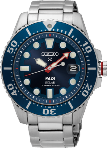 Seiko Prospex X PADI Solar 200 Diver Special Edition SNE549P1 www.watchoutz.com