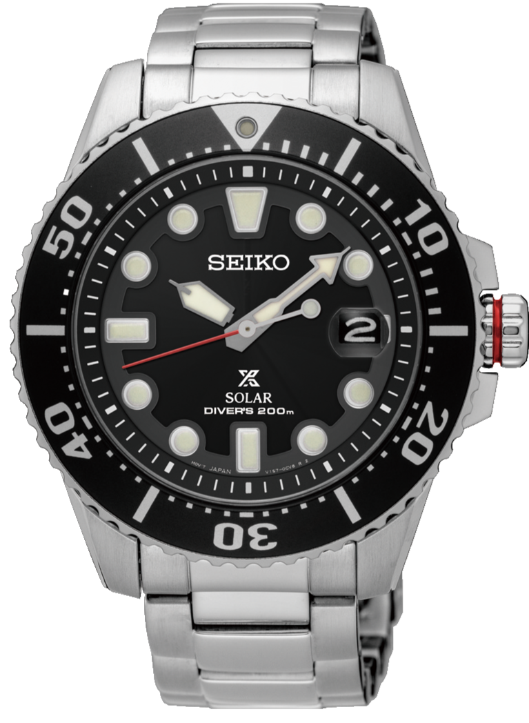 Seiko Prospex Solar 200M Scuba Diver SNE551P1 www.watchoutz.com