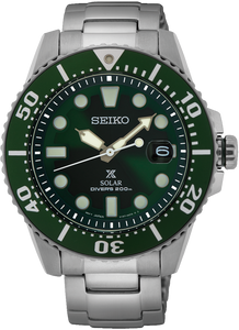 Seiko Prospex 2021 Asia Exclusive Green Dial Solar 200M Scuba Diver SNE579P1 www.watchoutz.com