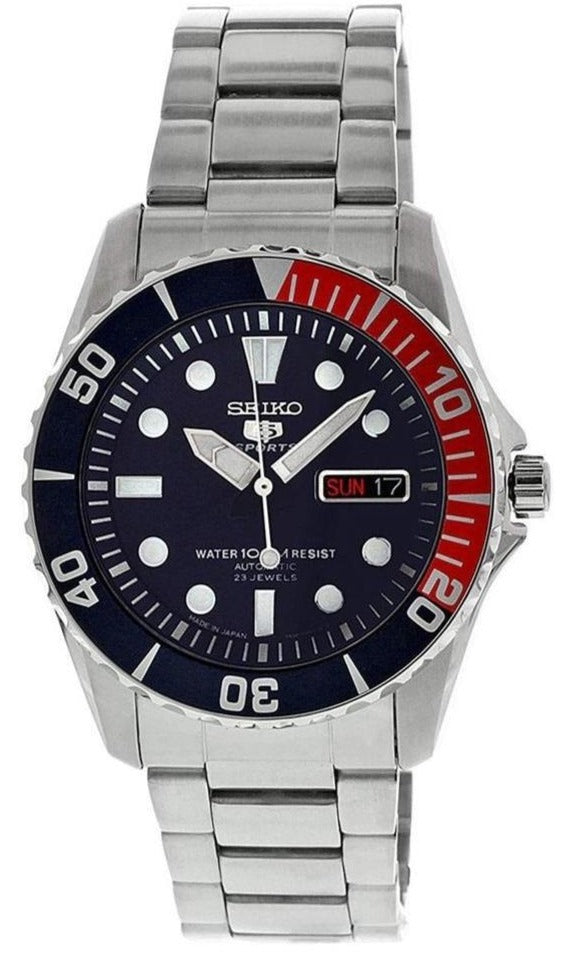 SEIKO 5 SPORTS AUTOMATIC DIVER'S 100M SNZF15J1 www.watchoutz.com