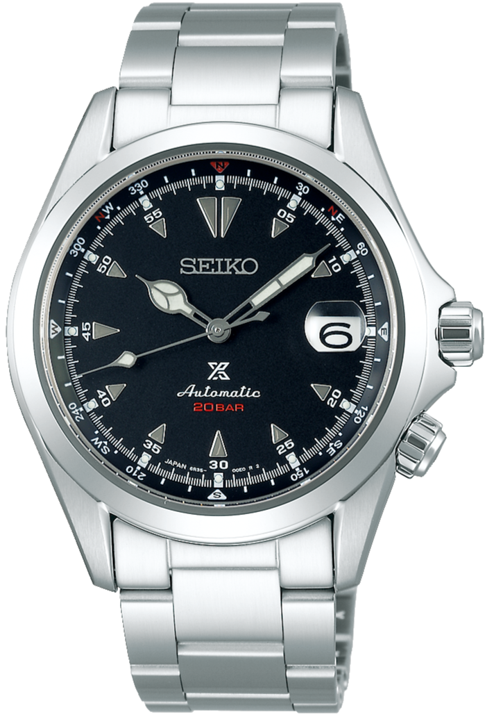 Seiko Prospex Automatic Alpinist 2020 Black-Dial SPB117J1 / SBDC087 front www.watchoutz.com