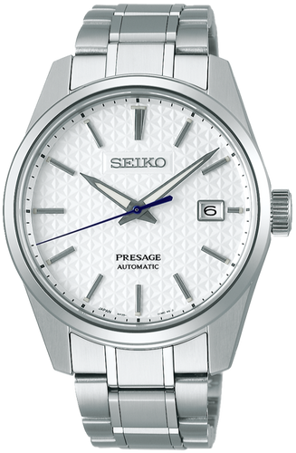 Seiko Presage Prestige Line Sharp Edged Series Automatic Snow White SPB165J1 SARX075 www.watchoutz.com