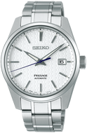 Seiko Presage Prestige Line Sharp Edged Series Automatic Snow White SPB165J1 SARX075 www.watchoutz.com