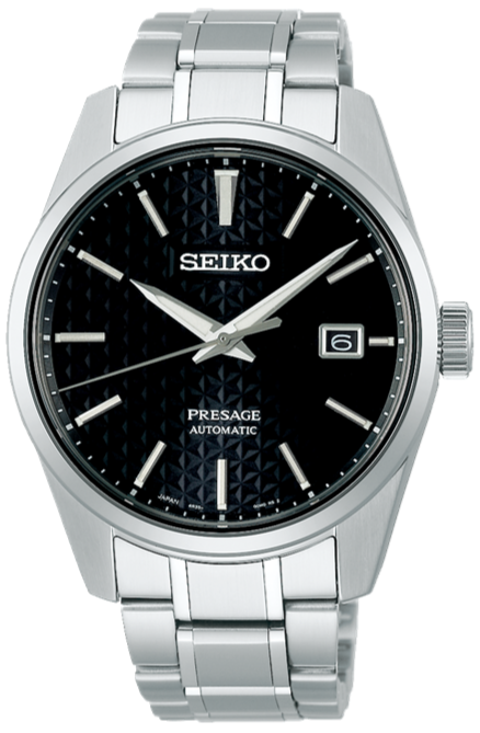 Seiko Presage Prestige Line Sharp Edged Series Automatic Black-Dial SPB203J1 (SARX083) www.watchoutz.com