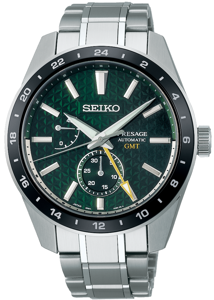 Seiko Presage Sharp Edge Series Automatic GMT SPB219 / SARF003 www.watchoutz.com