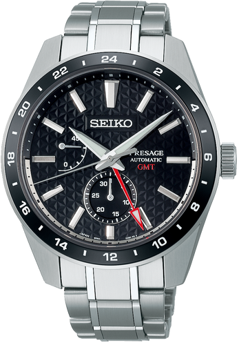Seiko Presage Sharp Edge Series Automatic GMT SPB221 SPB221J1 SARF005 Watchoutz.com